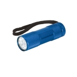 Lampe de poche publicitaire colorée en aluminium Alucolor couleur bleu