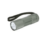 Lampe de poche publicitaire colorée en aluminium Alucolor couleur titan