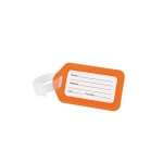 Identifiant de bagage personnalisé pas cher Cachet Postmark couleur orange