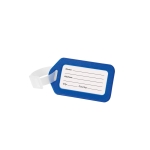 Identifiant de bagage personnalisé pas cher Cachet Postmark couleur bleu roi