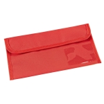 Porte-documents de voyage personnalisé avec logo Colors couleur rouge