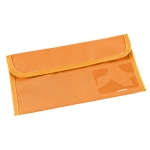 Porte-documents de voyage personnalisé avec logo Colors couleur orange