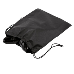 Housse pour chaussures publicitaire personnalisée avec logo Protect couleur noir