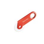 Coupe-pizza avec décapsuleur intégré à l'extrémité couleur rouge image avec logo