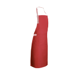 Tablier réglable avec des poches longues avec logo 150 g/m2 Maître couleur rouge
