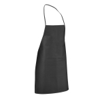 Tablier avec une poche avant aux couleurs vives 80 g/m2 Basic Style couleur noir