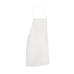 Tablier avec une poche avant aux couleurs vives 80 g/m2 Basic Style couleur blanc