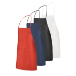 Tablier avec une poche avant aux couleurs vives 80 g/m2 Basic Style diverses couleurs