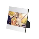Élégant cadre photo publicitaire en aluminium Alu couleur argenté mat