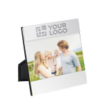Élégant cadre photo publicitaire en aluminium Alu avec zone d'impression