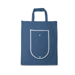 Sac pliable en non-tissé avec anses pour le transport 80 g/m² couleur bleu