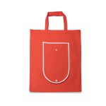 Sac pliable en non-tissé avec anses pour le transport 80 g/m² couleur rouge