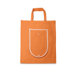 Sac pliable en non-tissé avec anses pour le transport 80 g/m² couleur orange