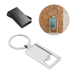 Porte-clés décapsuleur rectangulaire au design original Openclip dans boîte