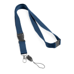 Cordon en polyester de 2 cm avec fermoir de sécurité Doubleclip Extra
