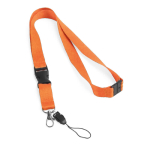 Cordon en polyester de 2 cm avec fermoir de sécurité Doubleclip Extra