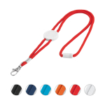Tour de cou d'entreprise en polyester de 0,5 cm pour doming Cordon diverses couleurs