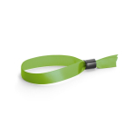 Bracelet en satin doux et brillant avec fermeture de sécurité couleur vert clair