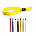 Bracelet en satin doux et brillant avec fermeture de sécurité diverses couleurs