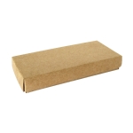 Portefeuille porte-cartes en liège personnalisé à offrir Natura couleur naturel avec boîte