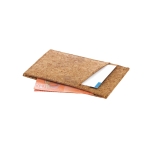 Portefeuille porte-cartes en liège personnalisé à offrir Natura couleur naturel quatrième vue