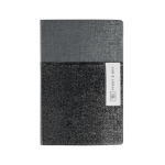 Set porte-cartes et porte-clés en similicuir et en métal Élégance couleur gris image avec logo 5