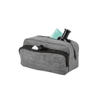 Trousse avec poignée, poche frontale et intérieur doublé Trend couleur gris