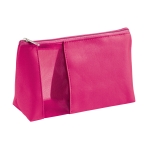 Trousse de toilette promotionnelle pas cher en microfibre Cosmo couleur fuchsia