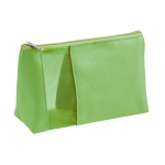 Trousse de toilette promotionnelle pas cher en microfibre Cosmo couleur vert clair