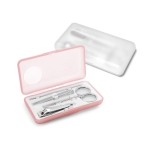 Set de manucure avec 4 accessoires pour actions publicitaires Charm diverses couleurs