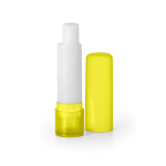 Beaume à lèvres personnalisé pas cher FPS 15 couleur jaune troisième vue