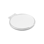 Miroir de maquillage pliant personnalisé pas cher Singleview couleur blanc