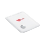 Chauffe-mains instantané publicitaire en plastique réutilisable Heat couleur blanc image avec logo