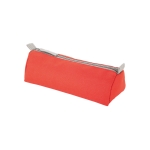 Trousse cylindrique de couleur vive à personnaliser Trend couleur rouge