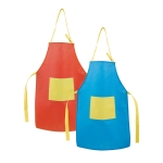 Tablier enfant en non-tissé à des fins publicitaires 80 g/m2 Minicook diverses couleurs