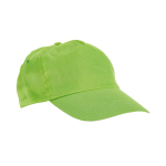Casquette économique personnalisée pour enfants avec velcro Kidscolor couleur vert clair
