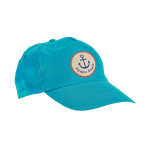 Casquette économique personnalisée pour enfants avec velcro Kidscolor couleur bleu ciel image avec logo