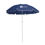 Parasol publicitaire de 170T pour clients avec housse Colors couleur bleu image avec logo