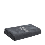 Serviette de plage en microfibre pour clients 250 g/m2 Beachclub avec zone d'impression