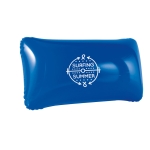 Oreiller gonflable pas cher avec logo en différentes couleurs Comfort couleur bleu image avec logo