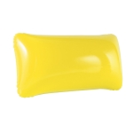 Oreiller gonflable pas cher avec logo en différentes couleurs Comfort couleur jaune