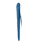 Parasols personnalisés avec intérieur argenté et housse Duocolor couleur bleu avec housse