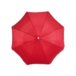 Parasols personnalisés avec intérieur argenté et housse Duocolor couleur rouge deuxième vue