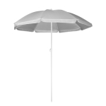 Parasols personnalisés avec intérieur argenté et housse Duocolor couleur gris