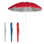 Parasols personnalisés avec intérieur argenté et housse Duocolor diverses couleurs