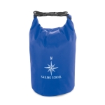 Sac étanche avec poignée réglable et capacité de 3,5L Bayside L couleur bleu roi image avec logo