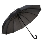 Parapluie d'entreprise résistant en 190T polyester Ø110 Englishmen couleur noir image avec logo