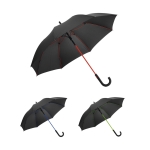 Parapluie résistant au pongé 190T avec baleines colorées Ø104 Trend diverses couleurs