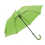 Parapluie coloré polyester 190T avec poignée caoutchouc Ø104 Rainfall couleur vert clair image avec logo