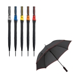 Parapluie publicitaire automatique avec revers coloré Ø104 Rainstorm diverses couleurs
